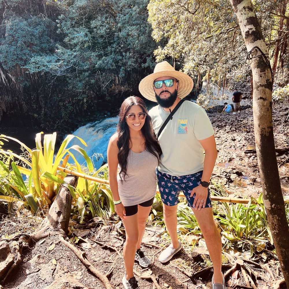 Twin Falls Trail - Me and my beautiful wife! - Hiking Near Me - Haiku, Hawaii Twin Falls Trail - Me and my beautiful wife! - Hiking Near Me - Haiku, Hawaii