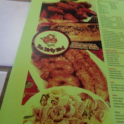 Picture portion of paper menu 11/16/2019