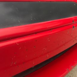 Front bumper dirt