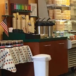 Coffee bar is self serve