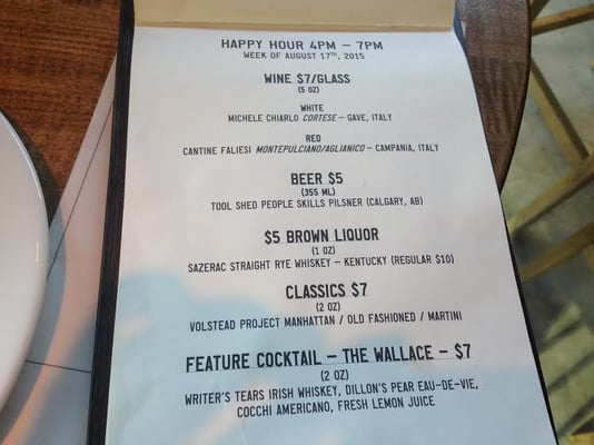 Menu photo 8 Proof Cocktail Bar Calgary, AB Menu photo 8 Proof Cocktail Bar Calgary, AB