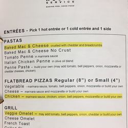 Victoria General Hospital - Lunch and Dinner options pg1