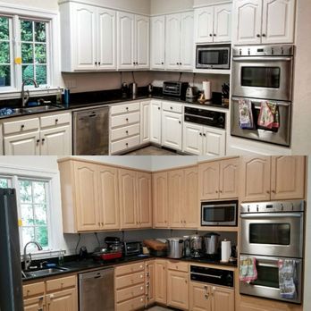 Indigo Splash Custom Painted Cabinets - Painters Near Me