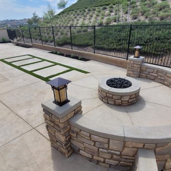 Alegria Hardscape - Fire pit and hardscape project. - Masonry/Concrete Near Me - Perris, California Alegria Hardscape - Fire pit and hardscape project. - Masonry/Concrete Near Me - Perris, California