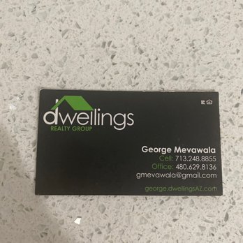 Dwellings Realty Group - George Mevawala (great agent) business card - Real Estate Services Near Me - Scottsdale, Arizona Dwellings Realty Group - George Mevawala (great agent) business card - Real Estate Services Near Me - Scottsdale, Arizona