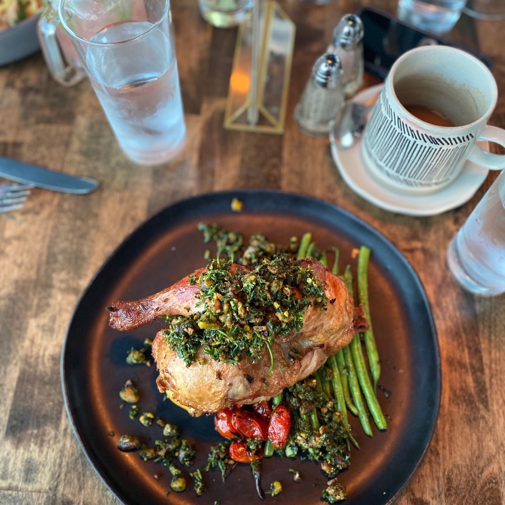 Hangar One Bistro Eatery & Bar - Spring Chicken and Americano. - New American Near Me - St. Augustine, Florida Hangar One Bistro Eatery & Bar - Spring Chicken and Americano. - New American Near Me - St. Augustine, Florida