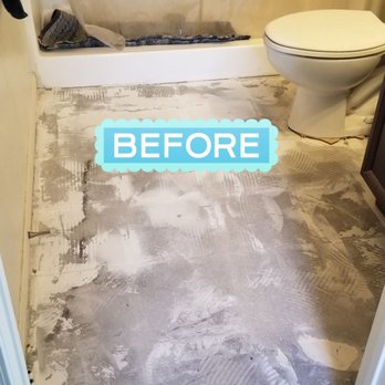 American Eagle Janitorial - Guest bathroom before AAJ - Home Cleaning Near Me
