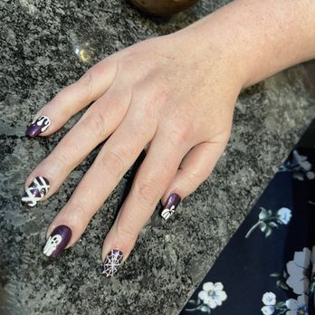 Lush Nail Bar - This was a Halloween theme she did. - Nail Salons Near Me - Kennesaw, Georgia Lush Nail Bar - This was a Halloween theme she did. - Nail Salons Near Me - Kennesaw, Georgia