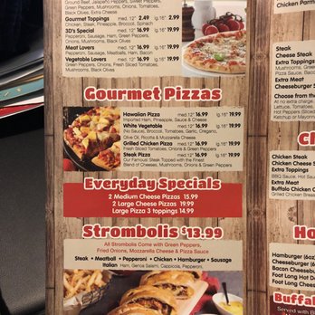 3 D's Pizza - Menu - Pizza Near Me - New Castle, Delaware