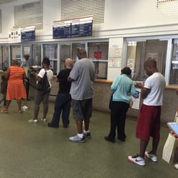 US Post Office - The line at 9am on a Friday morning. Been here for ten minutes and only one person has been helped