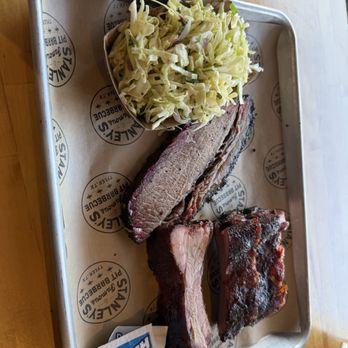 Stanley's Famous Pit Barbecue - Brisket, Coleslaw - Side, Baby Back Ribs (3 Pc) - Barbeque Near Me - Tyler, Texas