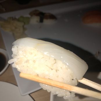 eSushi - Squid nigiri - Japanese Near Me - Mt Prospect, Illinois