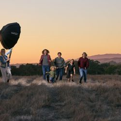 Doug Ellis Photography - Family photos at sunset in nature with kids in Goleta CA by Doug Ellis Photography.