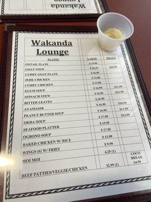 Menu photo 4 Wakanda Lounge Greenville, SC Menu photo 4 Wakanda Lounge Greenville, SC