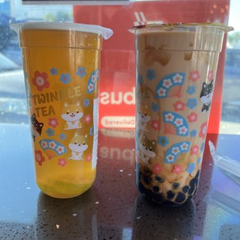 Twinkle Tea - Alhambra - Lime honey jasmine tea and black sugar milk tea - Coffee & Tea Near Me - Alhambra, California