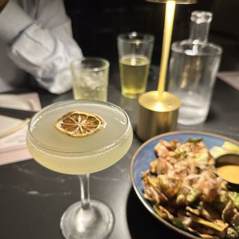 Oak & Coal - Tokyo Gimlet  Instagram: @hungrytamale - Japanese Near Me - Costa Mesa, California