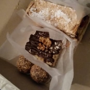 Martha's Country Bakery - Hazelnut Truffles, Salted Caramel Chocolate Walnut Cheesecake and a Mixed Berry Napoleon - Bakeries Near Me - Bayside, New York