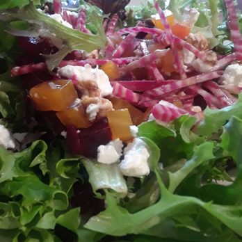 Pia's on Broadway - Green salad. Such pretty colours. - Breakfast & Brunch Near Me - Orangeville, Ontario Pia's on Broadway - Green salad. Such pretty colours. - Breakfast & Brunch Near Me - Orangeville, Ontario