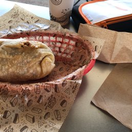 Smallest burrito in the history of Chipotle