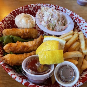 Rongbranch Cafe - fish and chips - American Near Me - Julian, California