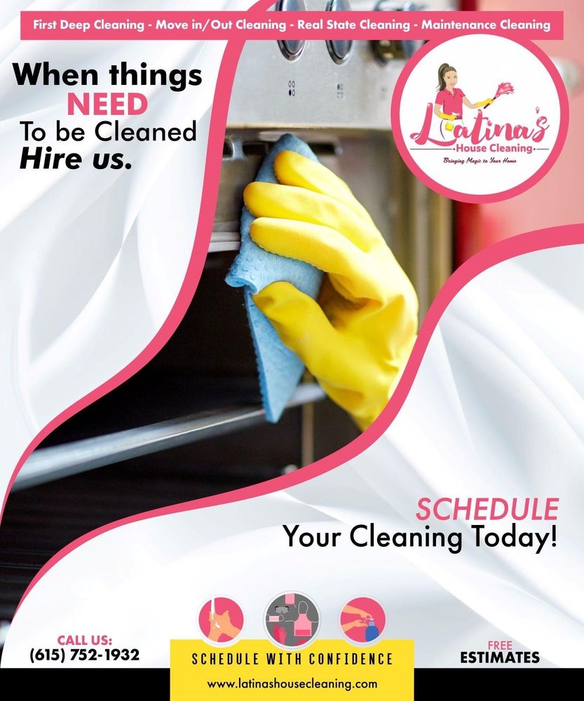 LATINA’S HOUSE CLEANING Nashville, Tennessee Home Cleaning Phone