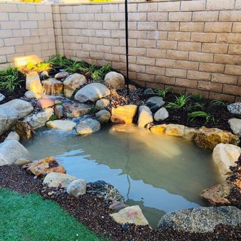 Columbia Water Gardens - New pond - Landscaping Near Me - Beaumont, California