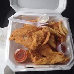 Bailey's Catfish & More - Two catfish basket.