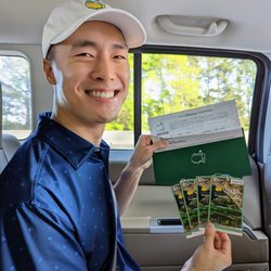 Augusta National Golf Club - After many years of applying, I finally got lucky and won the right to purchase 4 tickets to the Masters practice round and par 3 contest.