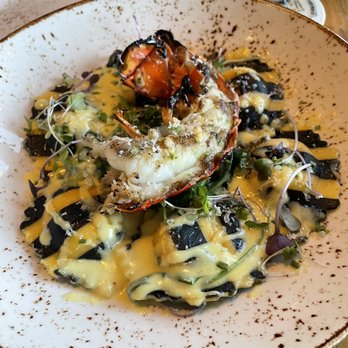 Timber Kitchen & Bar - lobster ravioli w/ lobster tail - New American Near Me - Bangor, Maine Timber Kitchen & Bar - lobster ravioli w/ lobster tail - New American Near Me - Bangor, Maine