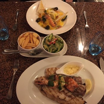 Lucius Visrestaurant - Poached mix fish & grilled mix fish - Seafood Near Me - Amsterdam, New Hampshire