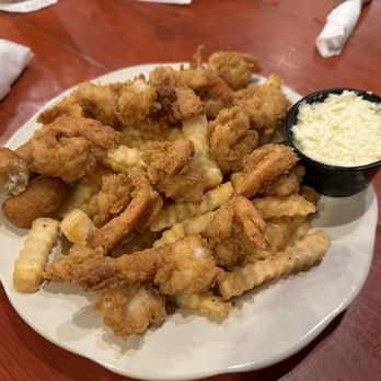 The Tin Fin - Fried Popcorn Shrimp Dinner - Regular - American Near Me - Rincon, Georgia