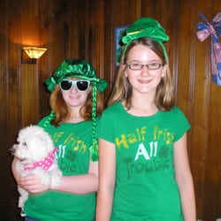 Visiting Girl Scouts