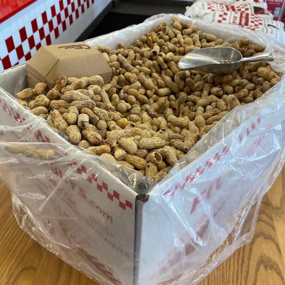 Five Guys - Peanuts - Burgers Near Me - Alpharetta, Georgia