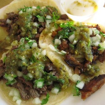 King Taco - carne asada and al pastor tacos w/ the works (onions&cilantro) - Mexican Near Me - El Monte, California