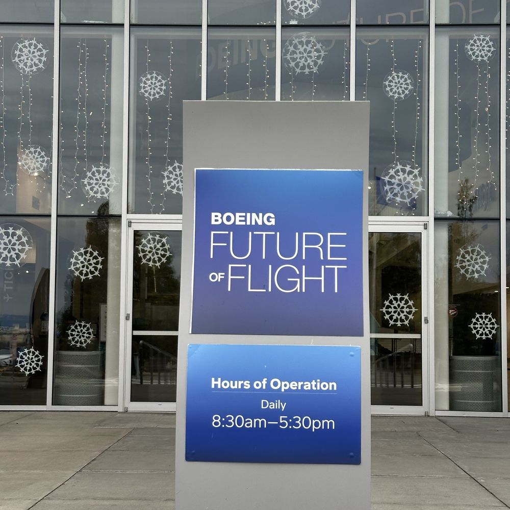 Boeing Future of Flight - Entrance - Tours Near Me - Mukilteo, Washington