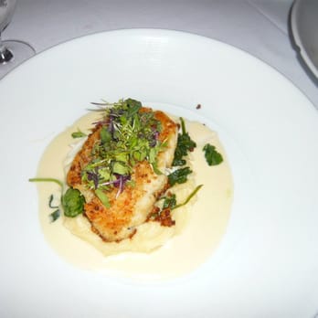 Ciera Steak + Chophouse - Gorgonzola and pine nut encrusted sea bass - Steakhouses Near Me - Stateline, Nevada