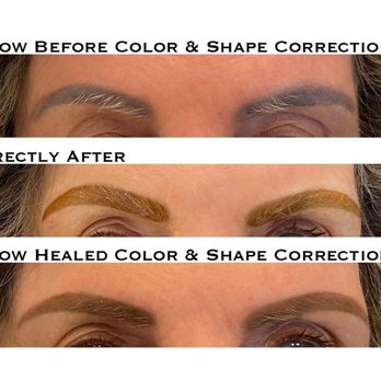 Permanent Makeup by Colleen | Microblading - Client was tired of her old charcoal permanent color and shape so I updated her color and shape permanently! - Permanent Makeup Near Me - Gilbert, Arizona Permanent Makeup by Colleen | Microblading - Client was tired of her old charcoal permanent color and shape so I updated her color and shape permanently! - Permanent Makeup Near Me - Gilbert, Arizona