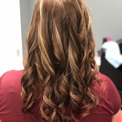 The red chair salon - Caramel/Red balayage