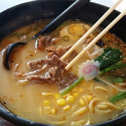 Hey Sushi - Spicy beef ramen. The broth is delicious.