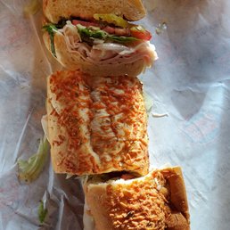 Giant with thyme parmesan bread