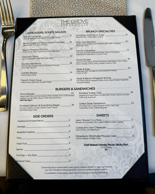 Menu photo 6 The Grove Steakhouse Alpine, CA