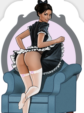 Natalia's Erotic Maid Service Logo