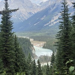 Whispering Spruce Campgrounds - Top view of Wapta Falls