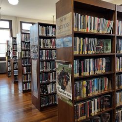Jamestown Public Library - Fiction section