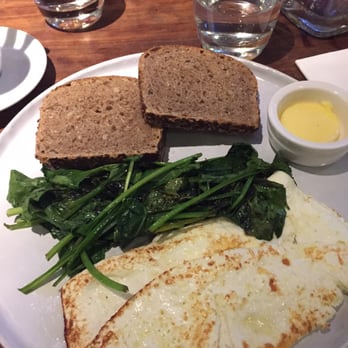 The Lobby Nesplein - Egg whites with spinach and spelt bread - Modern European Near Me - Amsterdam, New Hampshire The Lobby Nesplein - Egg whites with spinach and spelt bread - Modern European Near Me - Amsterdam, New Hampshire
