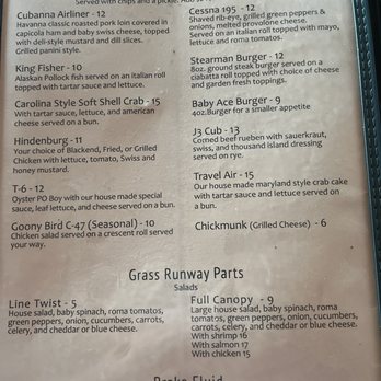 Fly In Cafe - Menu - Seafood Near Me - Huntington, West Virginia