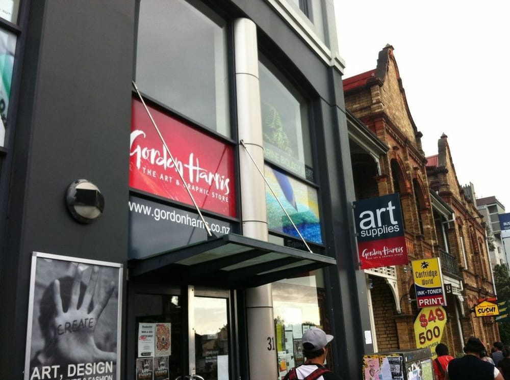 GORDON HARRIS Updated September 2024 39 Symonds St, Auckland, New Zealand Art Supplies