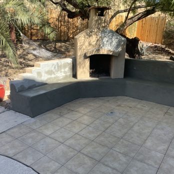 My Stucco Guy Cracks and Repairs - New bench and pizza oven resurfacing - Stucco Services Near Me My Stucco Guy Cracks and Repairs - New bench and pizza oven resurfacing - Stucco Services Near Me