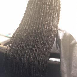 Finished braids.