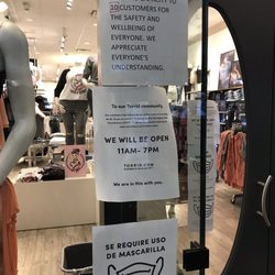 Torrid - New hours. They don't open until 11